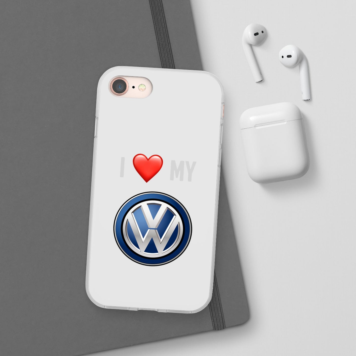 Volkswagen Phone Case - Flexible And Frosted TPU Plastic I Love My Volkswagen Phone Case