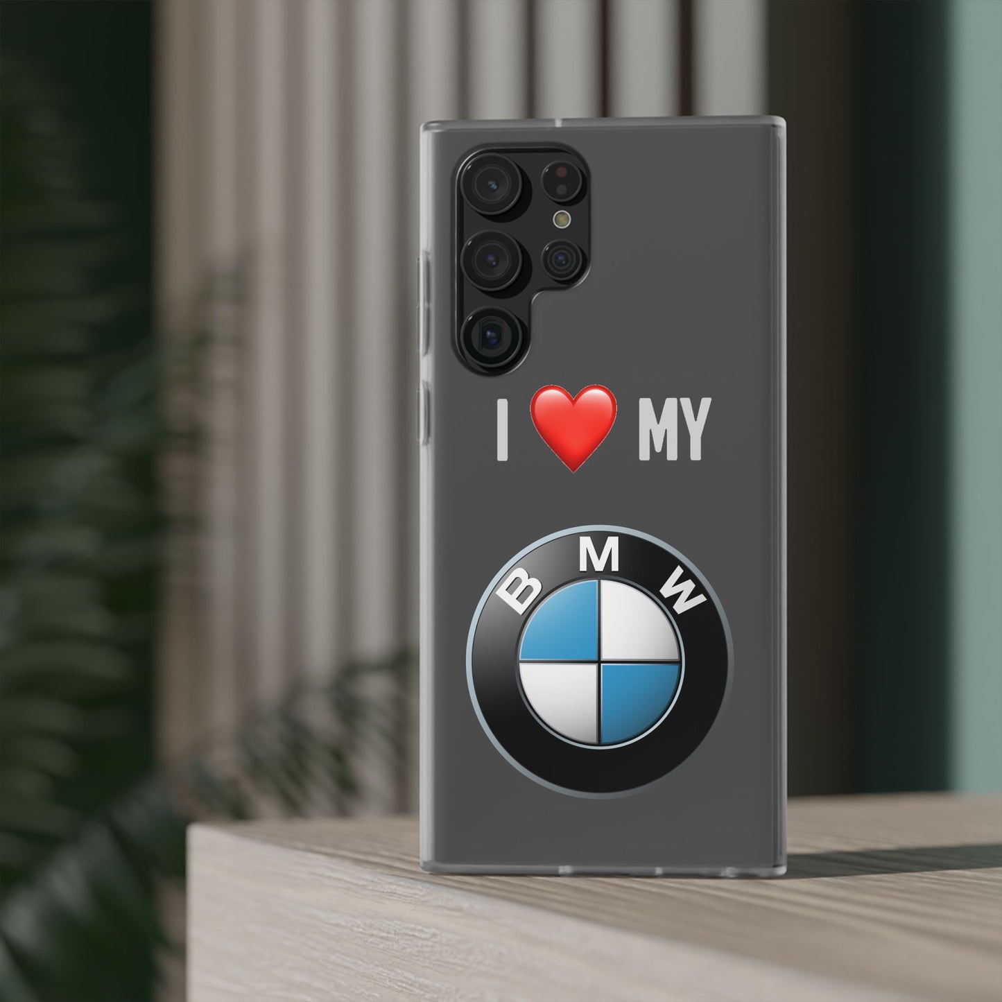 BMW Phone Case - Flexible And Frosted TPU Plastic I Love My BMW Phone Case