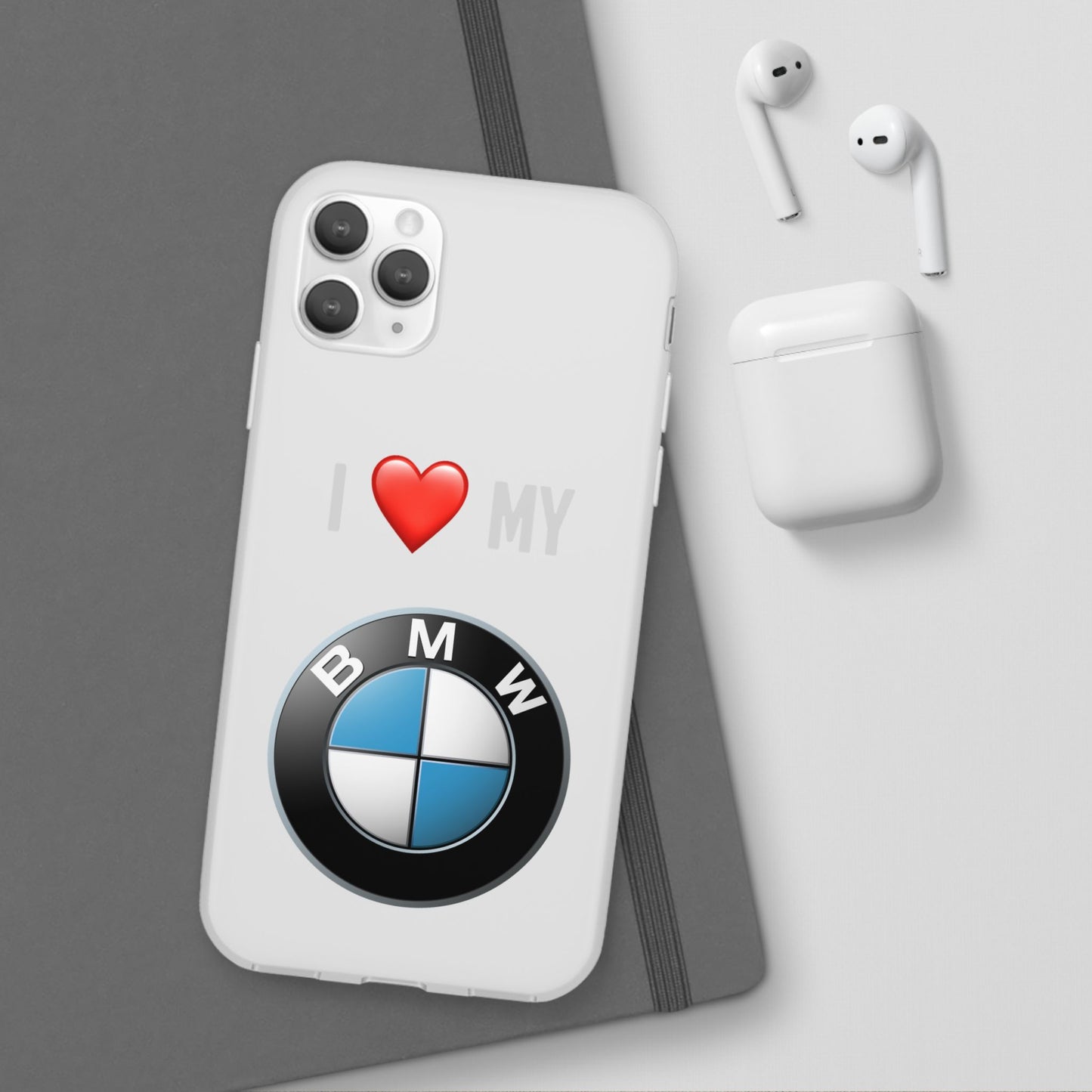BMW Phone Case - Flexible And Frosted TPU Plastic I Love My BMW Phone Case