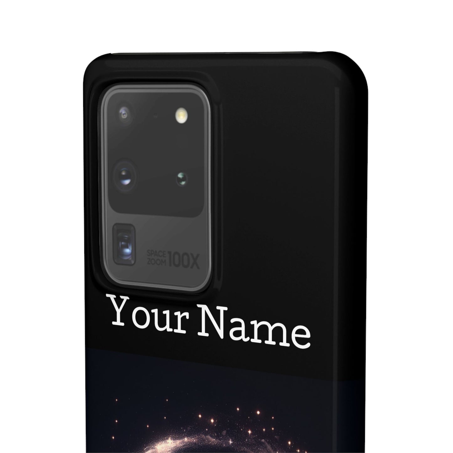 Leo Phone Case - Glossy Black Polycarbonate Snap Case Phone Protection