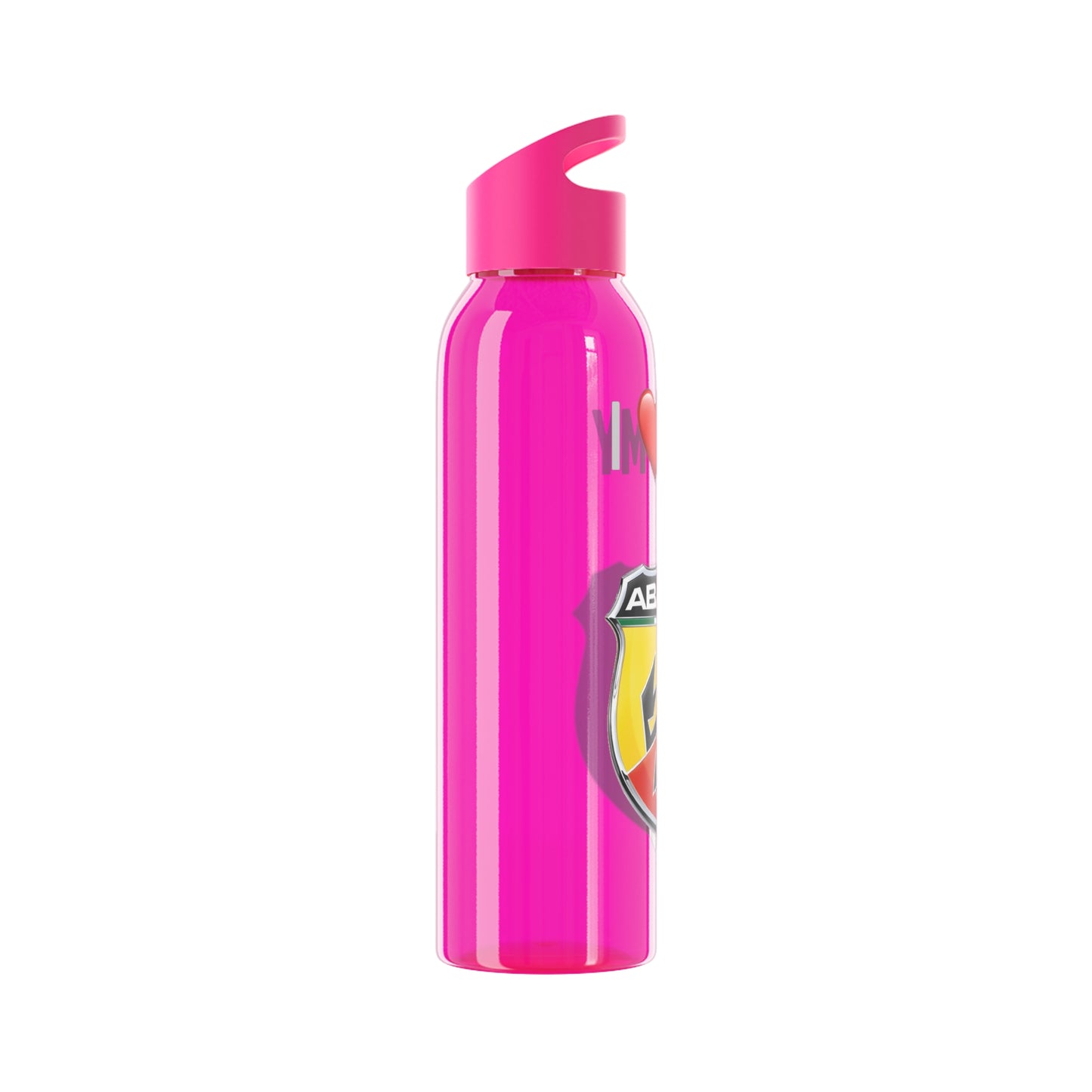Abarth - I Love My Abarth 22oz Water Bottle