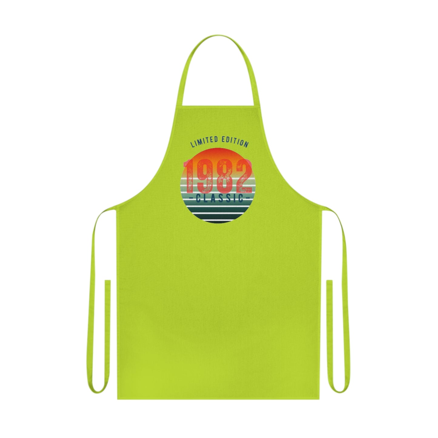 Personalised Custom Limited Edition 1982 Cotton Apron