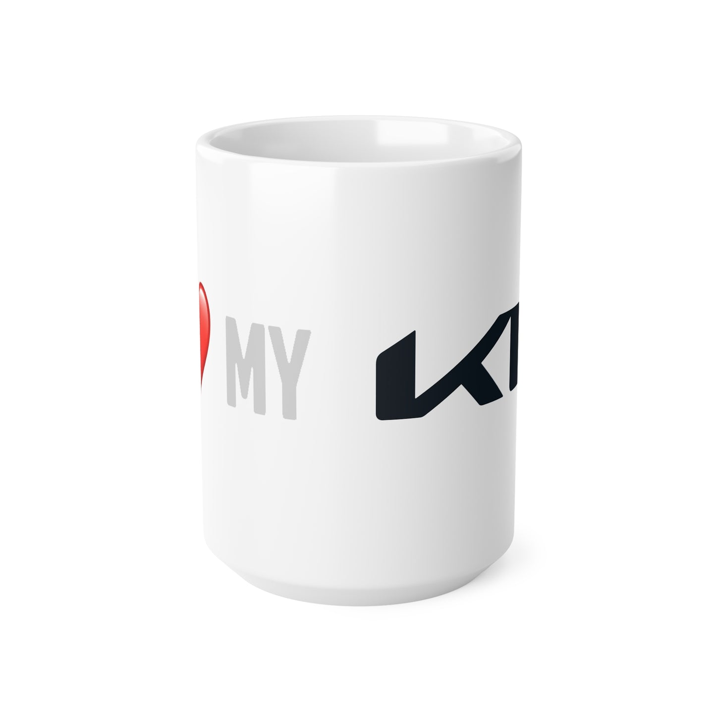 Kia  - I Love my Kia White Ceramic Coffee Cup 11oz, 15oz