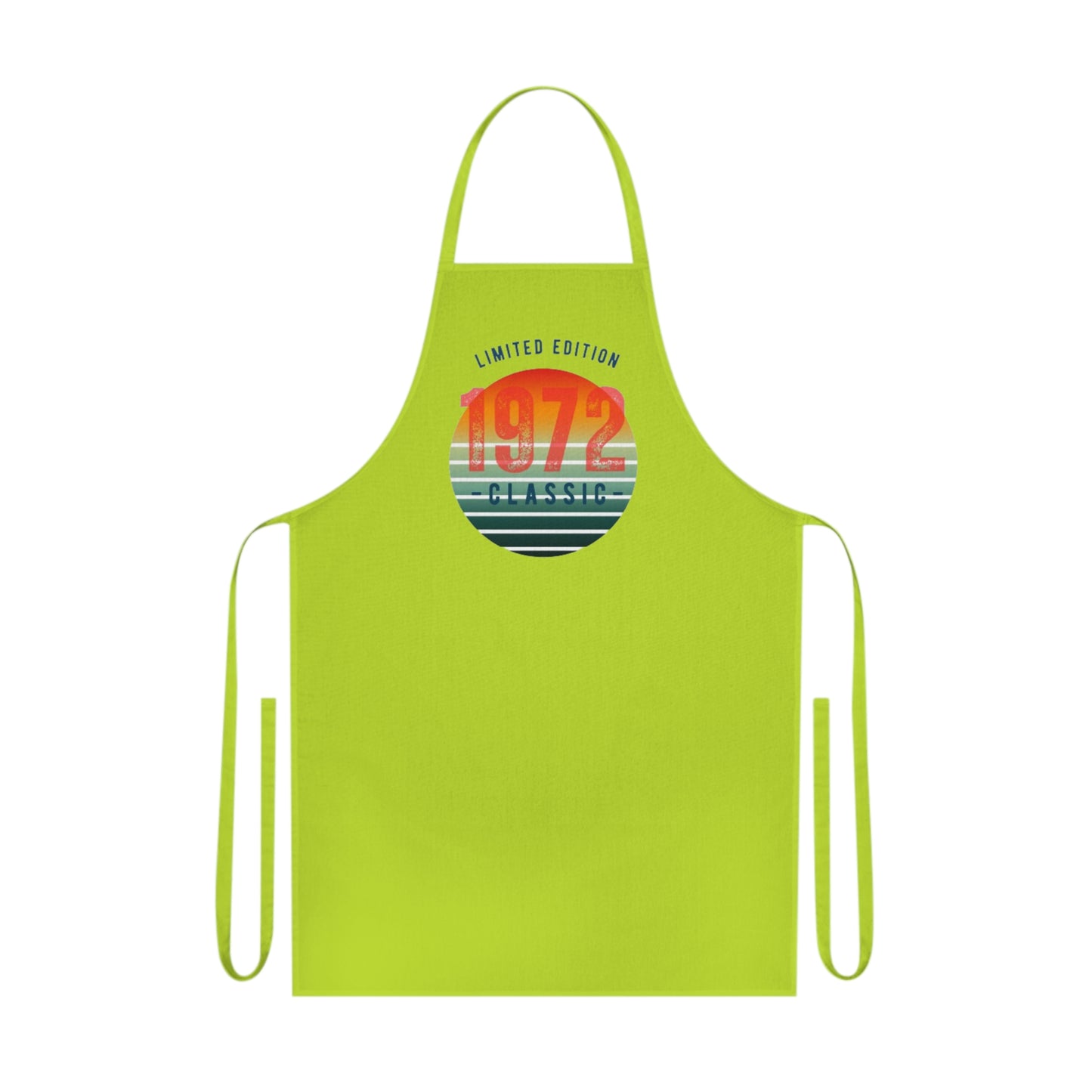 Personalised Custom Limited Edition 1972 Cotton Apron