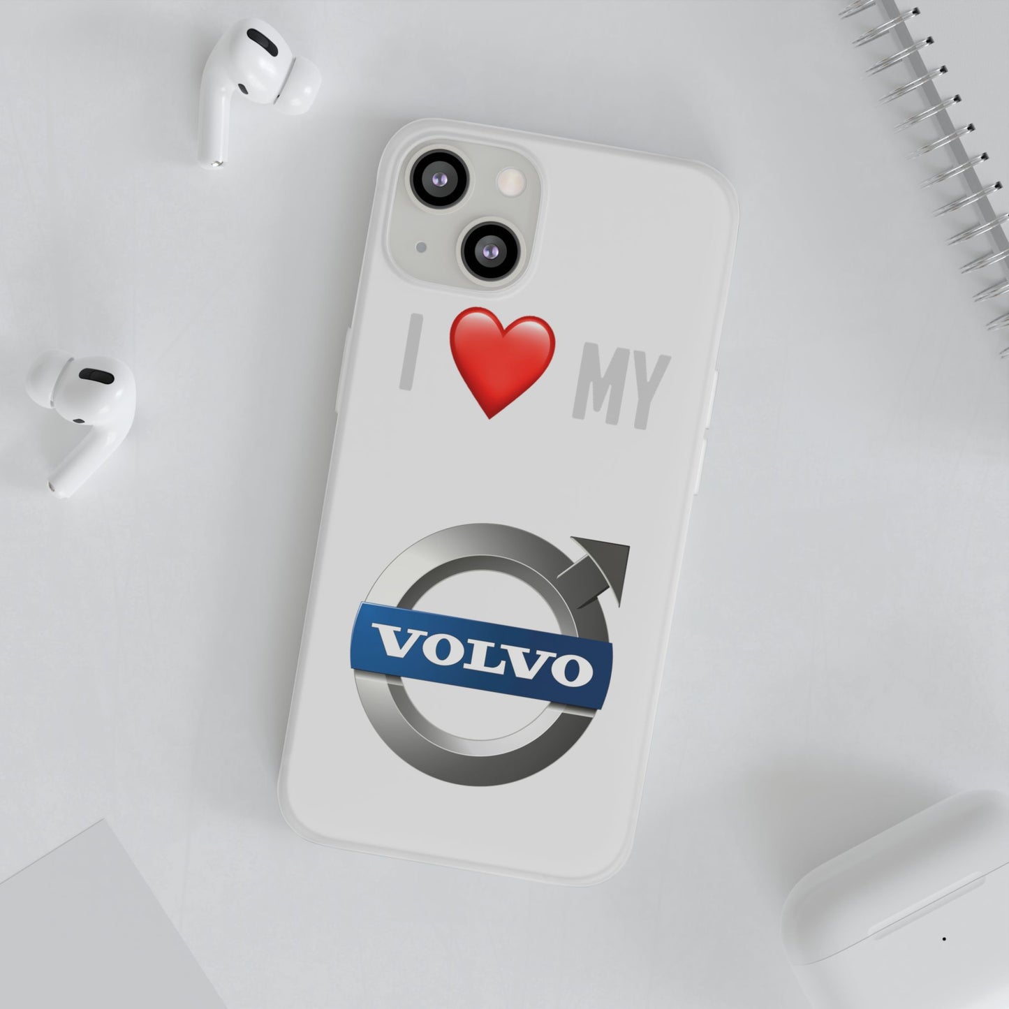 I  Love My Volvo Phone Case – Slim Flexible Protective Cover