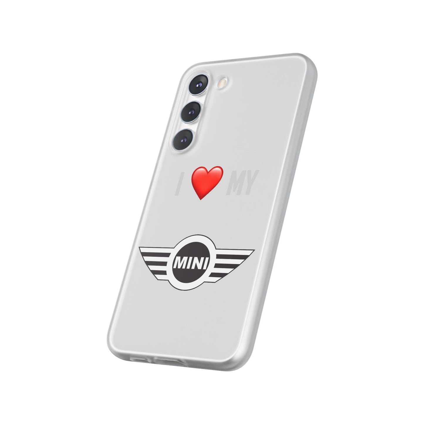Mini Phone Case - Flexible And Frosted TPU Plastic I Love My Mini Phone Case