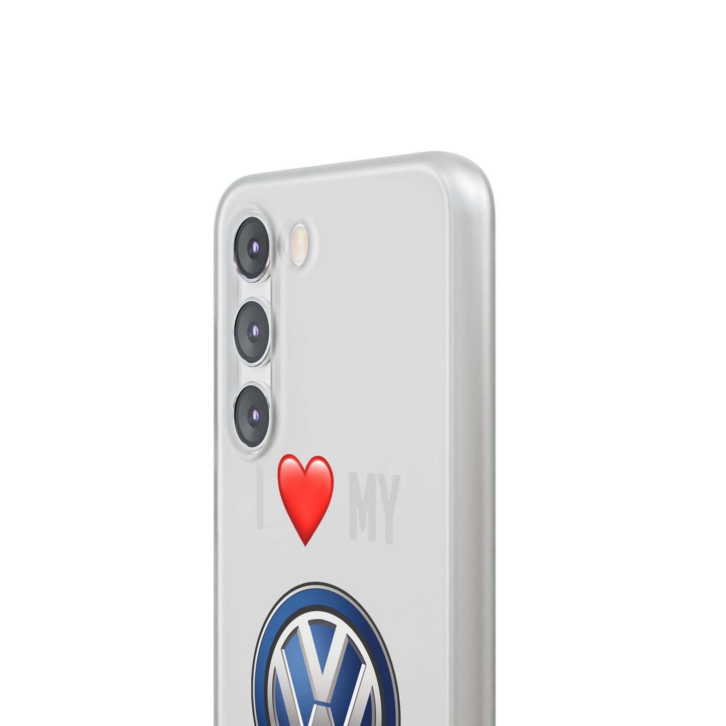 Volkswagen Phone Case - Flexible And Frosted TPU Plastic I Love My Volkswagen Phone Case
