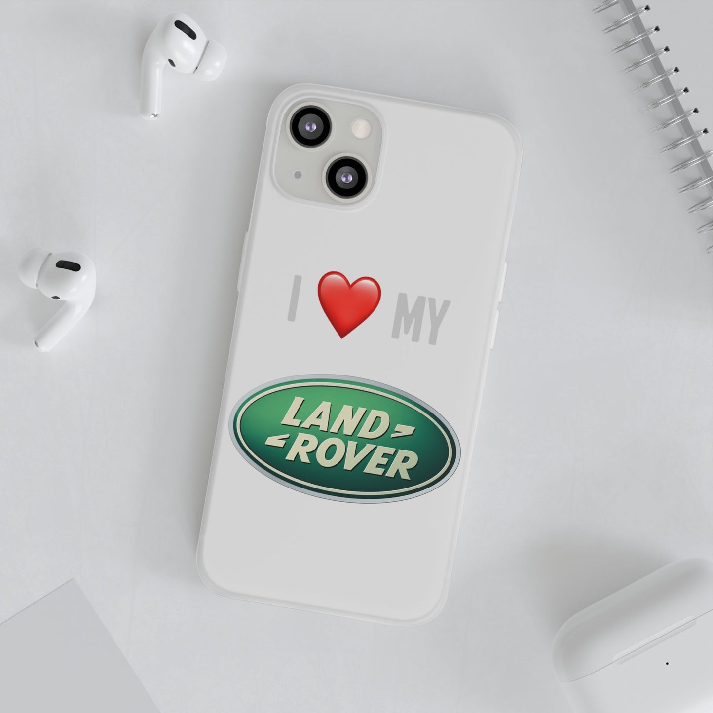 Land Rover Phone Case - Flexible And Frosted TPU Plastic I Love My Land Rover Phone Case
