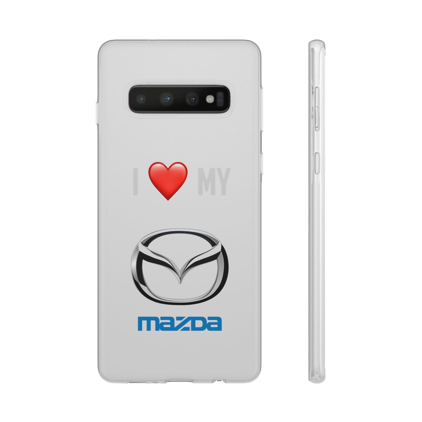 Mazda Phone Case - Flexible And Frosted TPU Plastic I Love My Mazda Phone Case