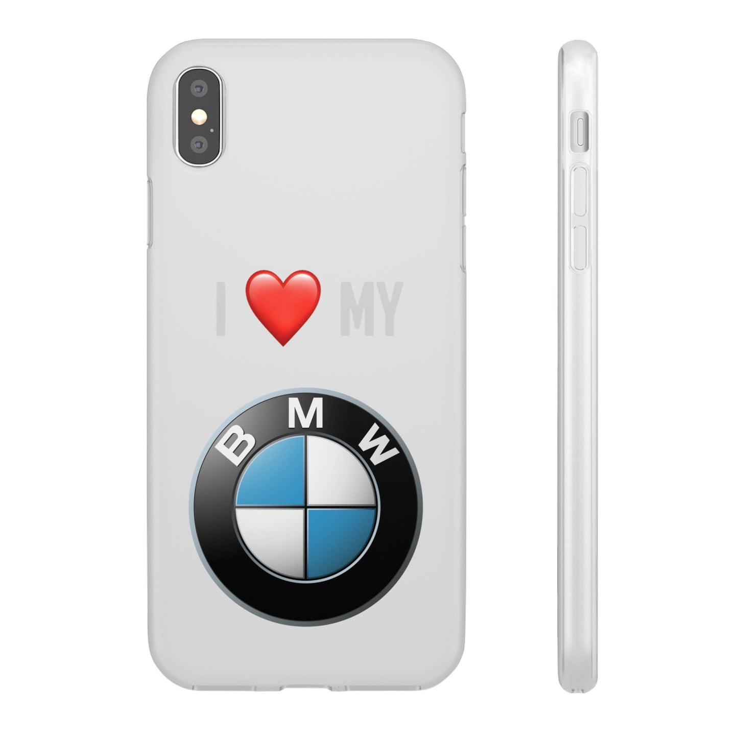 BMW Phone Case - Flexible And Frosted TPU Plastic I Love My BMW Phone Case