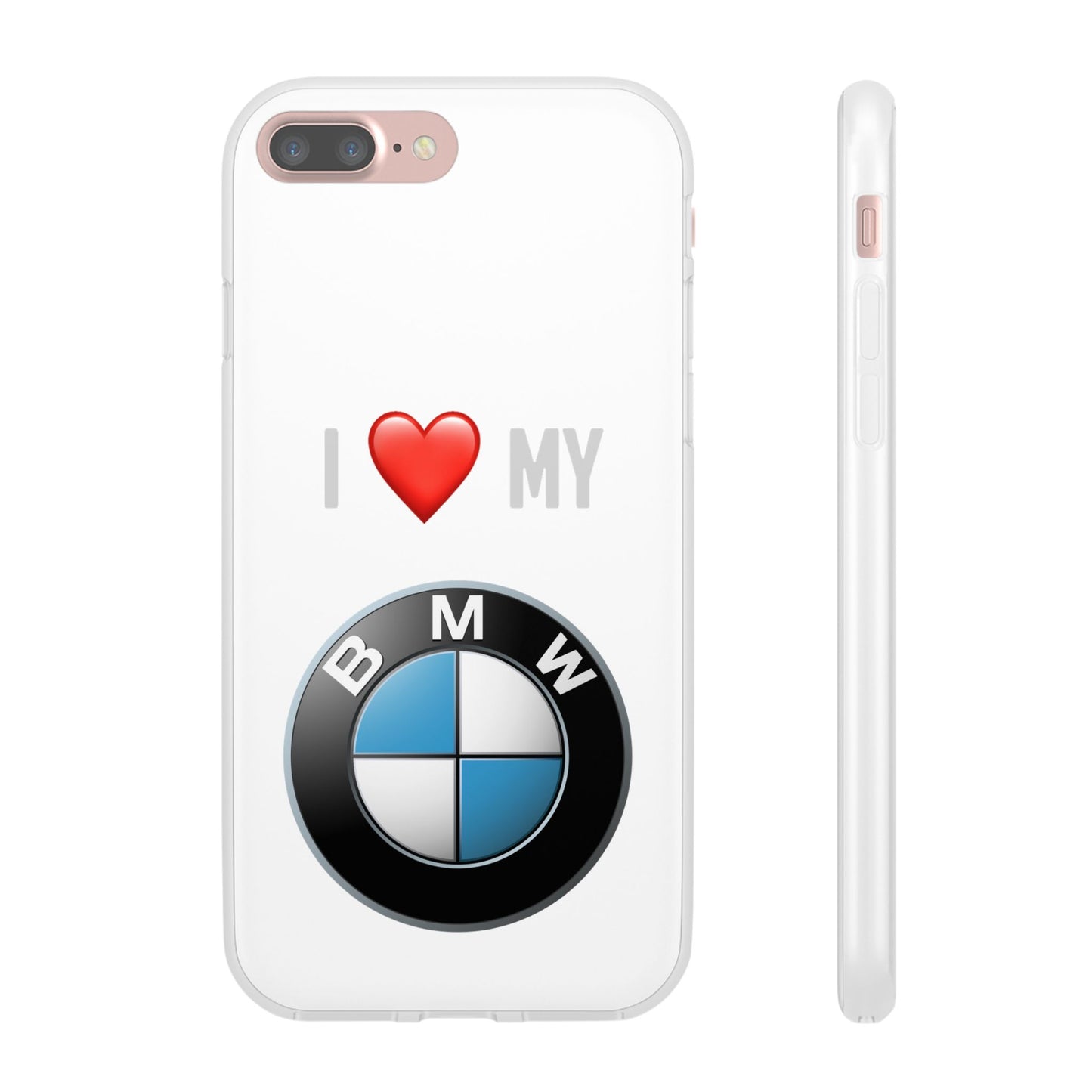 BMW Phone Case - Flexible And Frosted TPU Plastic I Love My BMW Phone Case