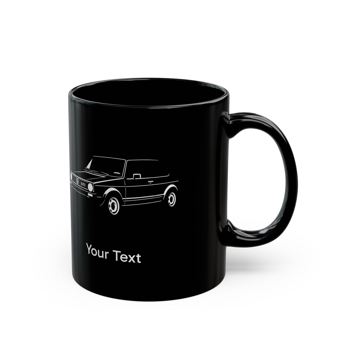 Golf GTI Mk 1 Mug (With or Without Personalisation) 11oz or 15oz. Perfect Gift