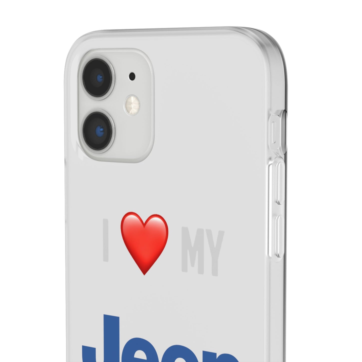 Jeep Phone Case - Flexible And Frosted TPU Plastic I Love My Jeep Phone Case