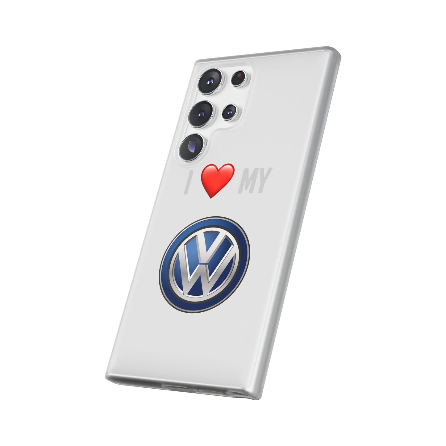 Volkswagen Phone Case - Flexible And Frosted TPU Plastic I Love My Volkswagen Phone Case