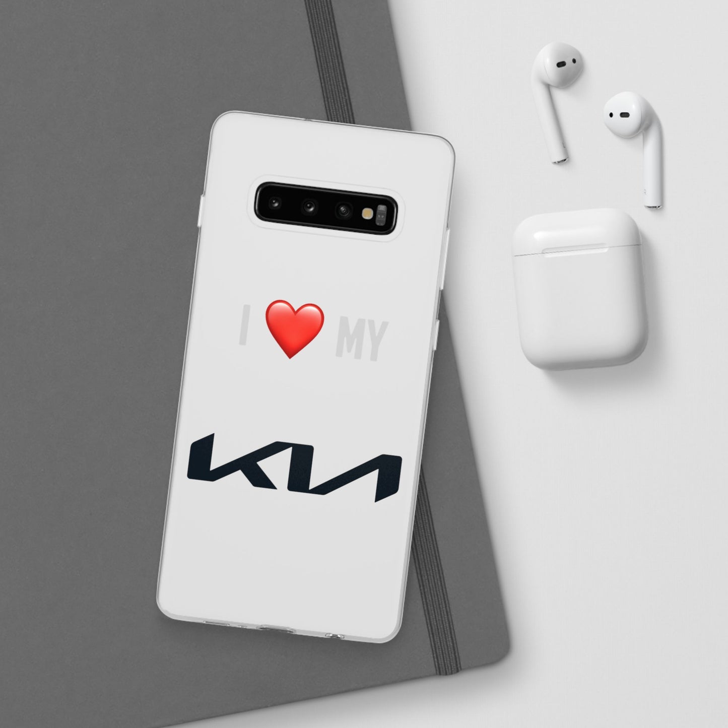Kia Phone Case - Flexible And Frosted TPU Plastic I Love My Kia Phone Case
