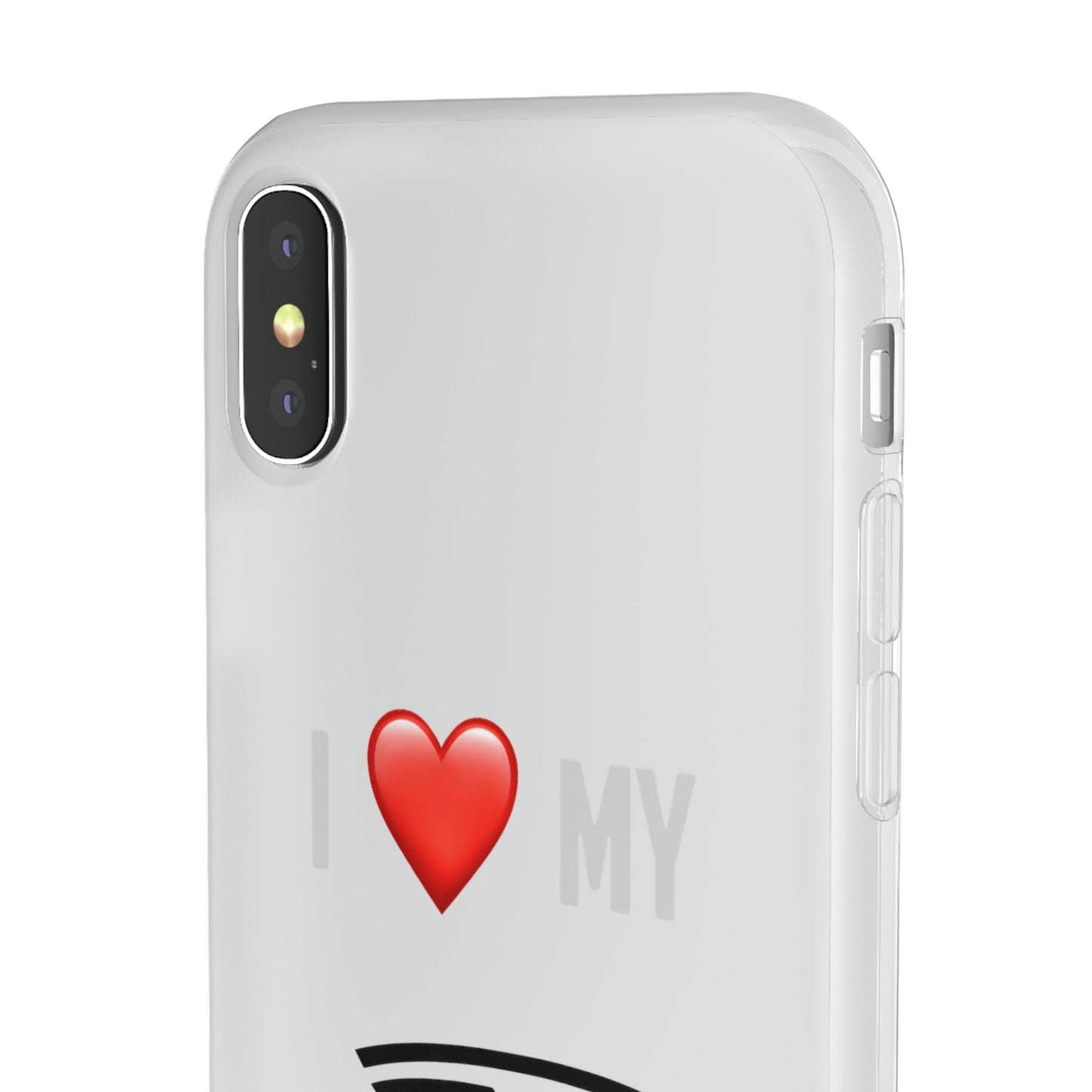 Tesla Phone Case - Flexible And Frosted TPU Plastic I Love My Tesla Phone Case