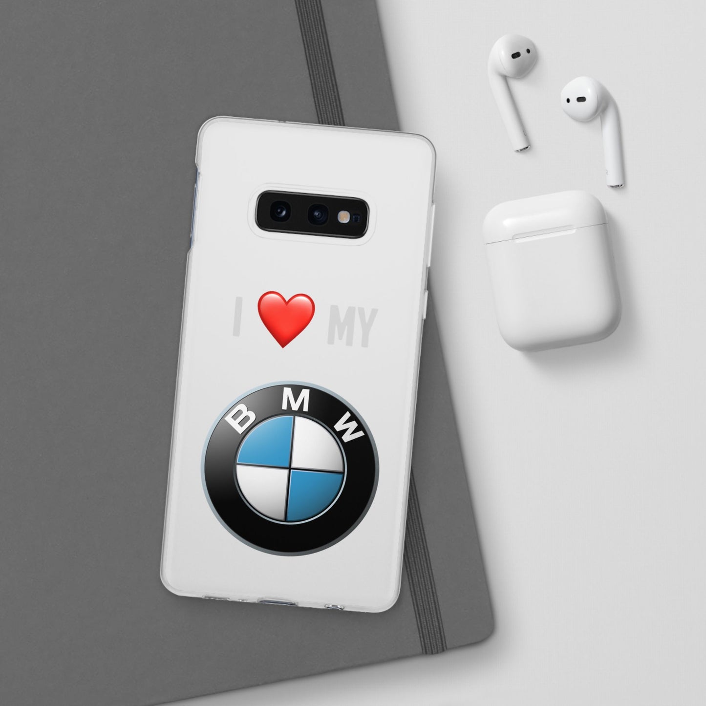 BMW Phone Case - Flexible And Frosted TPU Plastic I Love My BMW Phone Case