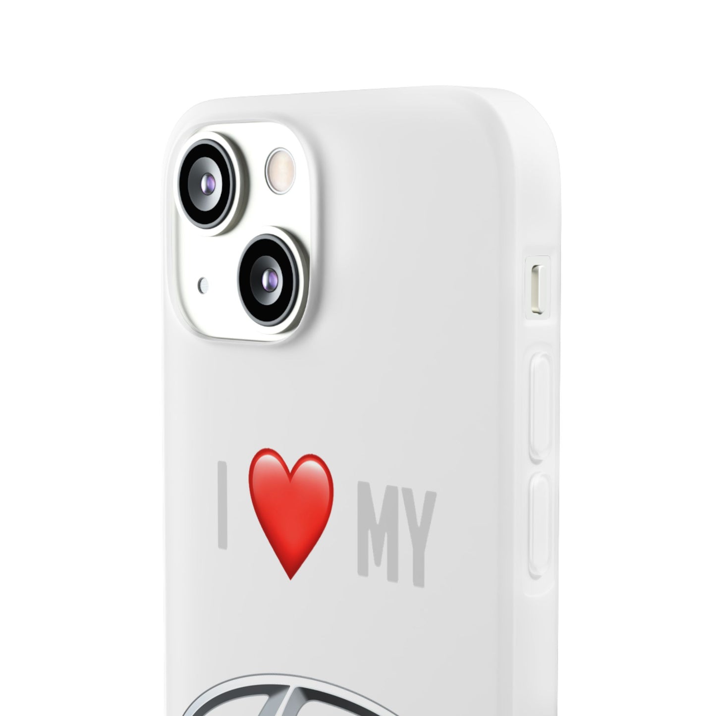 Hyundai Phone Case - Flexible And Frosted TPU Plastic I Love My Hyundai Phone Case