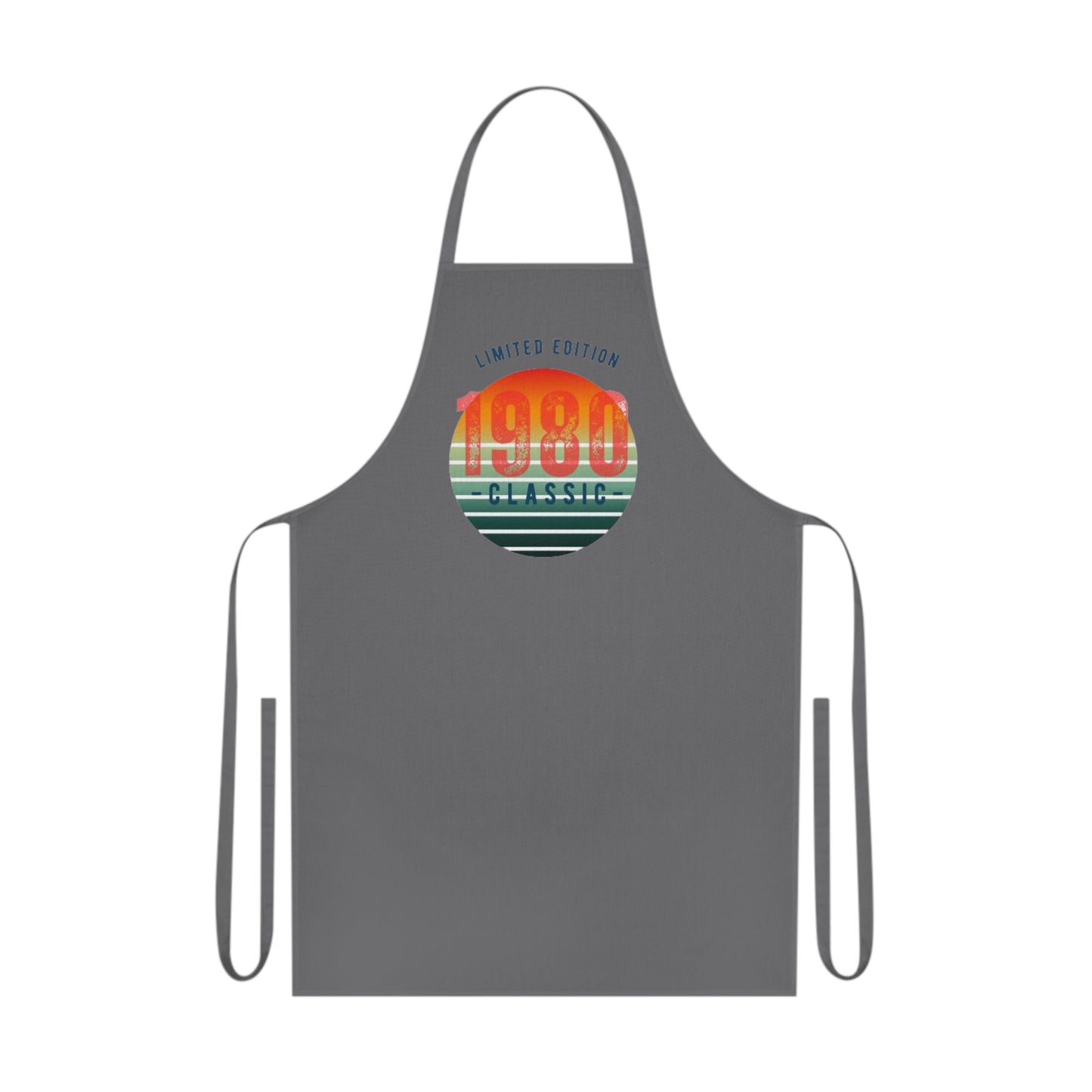 Personalised Custom Limited Edition 1980 Cotton Apron