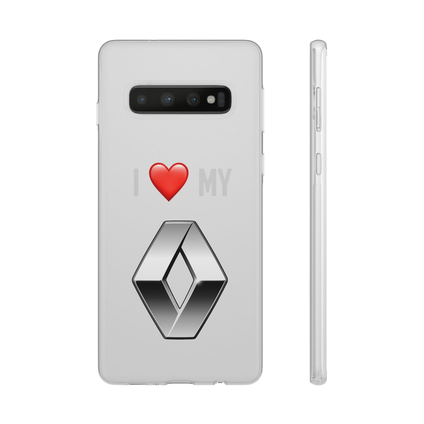 Renault Phone Case - Flexible And Frosted TPU Plastic I Love My Renault Phone Case