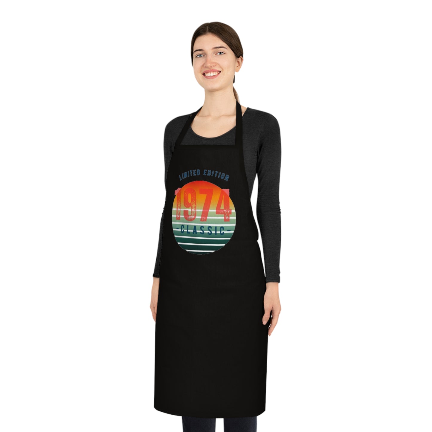 Personalised Custom Limited Edition 1974 Cotton Apron