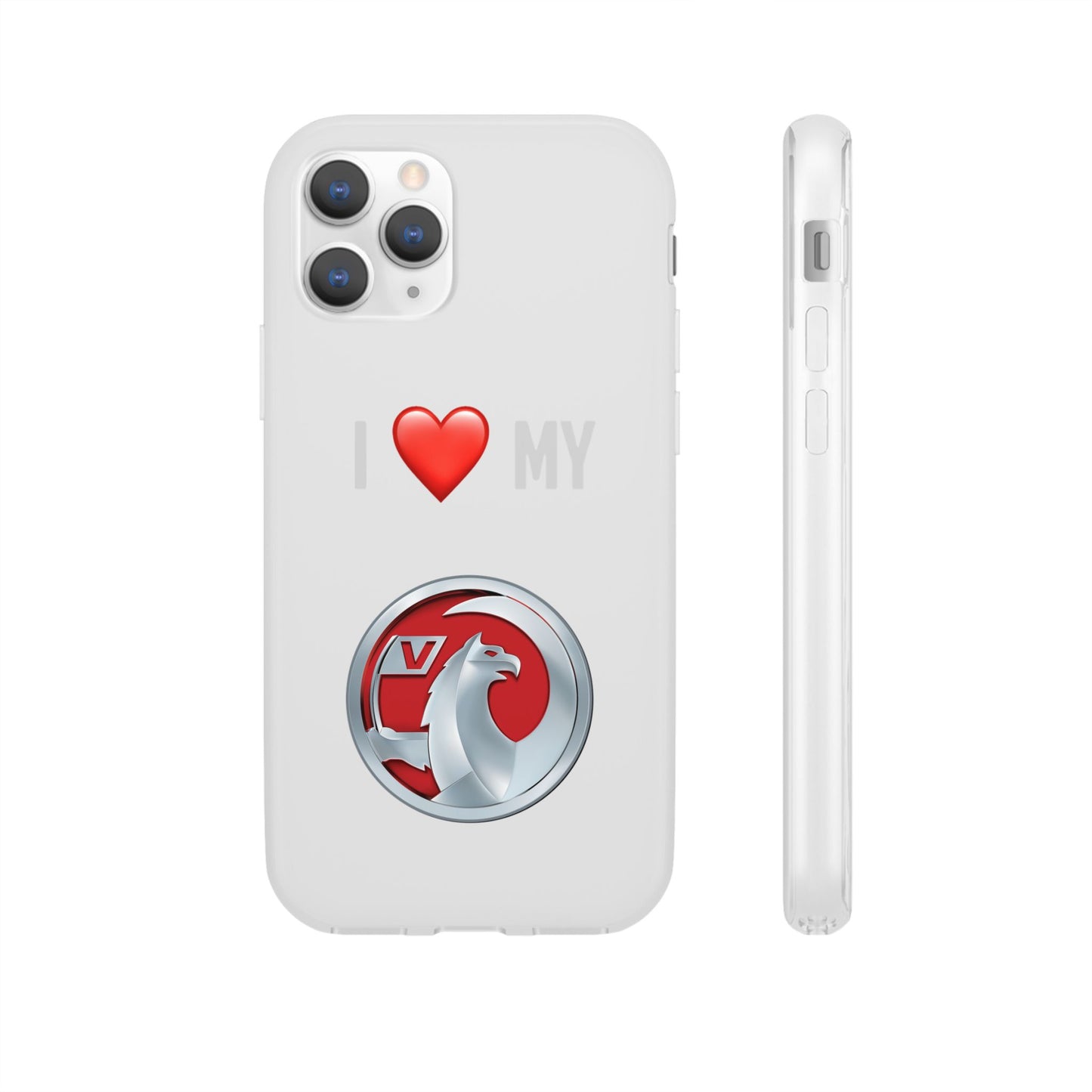 Vauxhall Phone Case - Flexible And Frosted TPU Plastic I Love My Vauxhall Phone Case