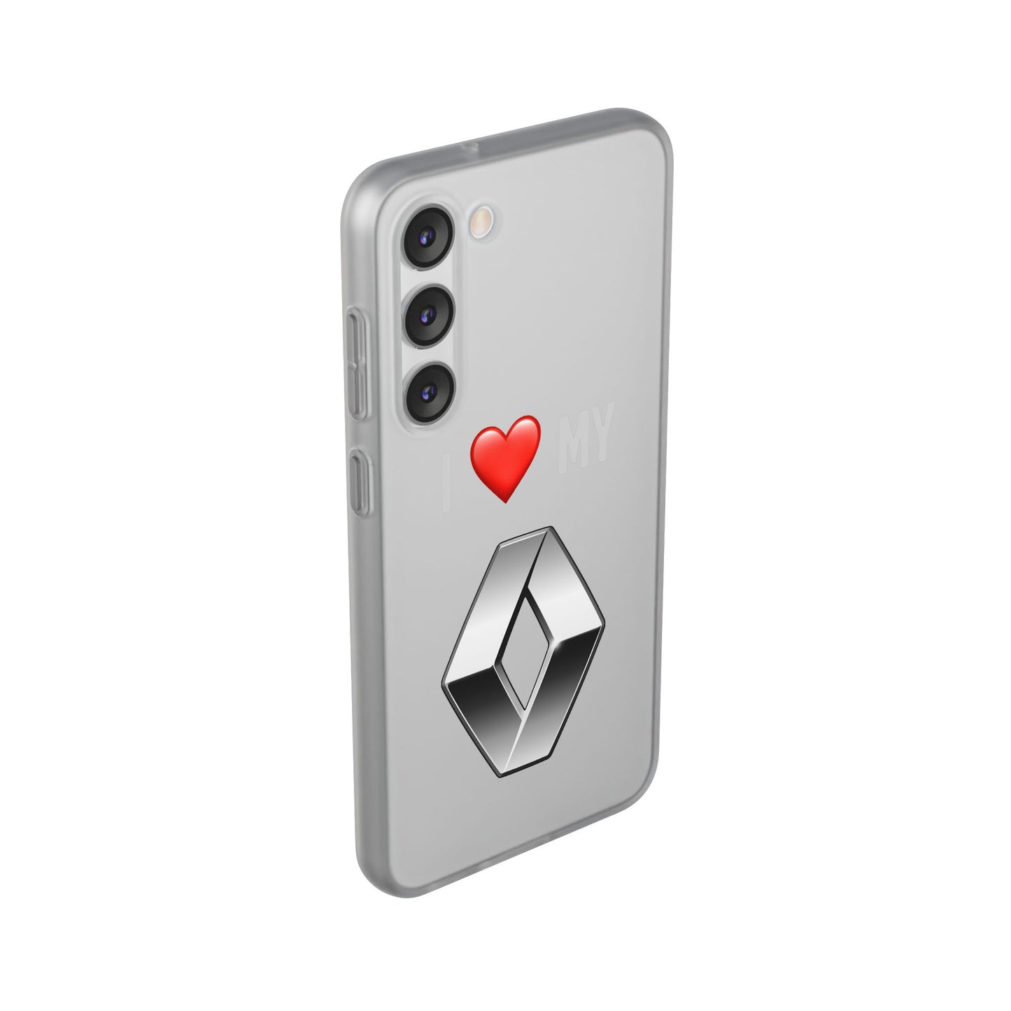 Renault Phone Case - Flexible And Frosted TPU Plastic I Love My Renault Phone Case