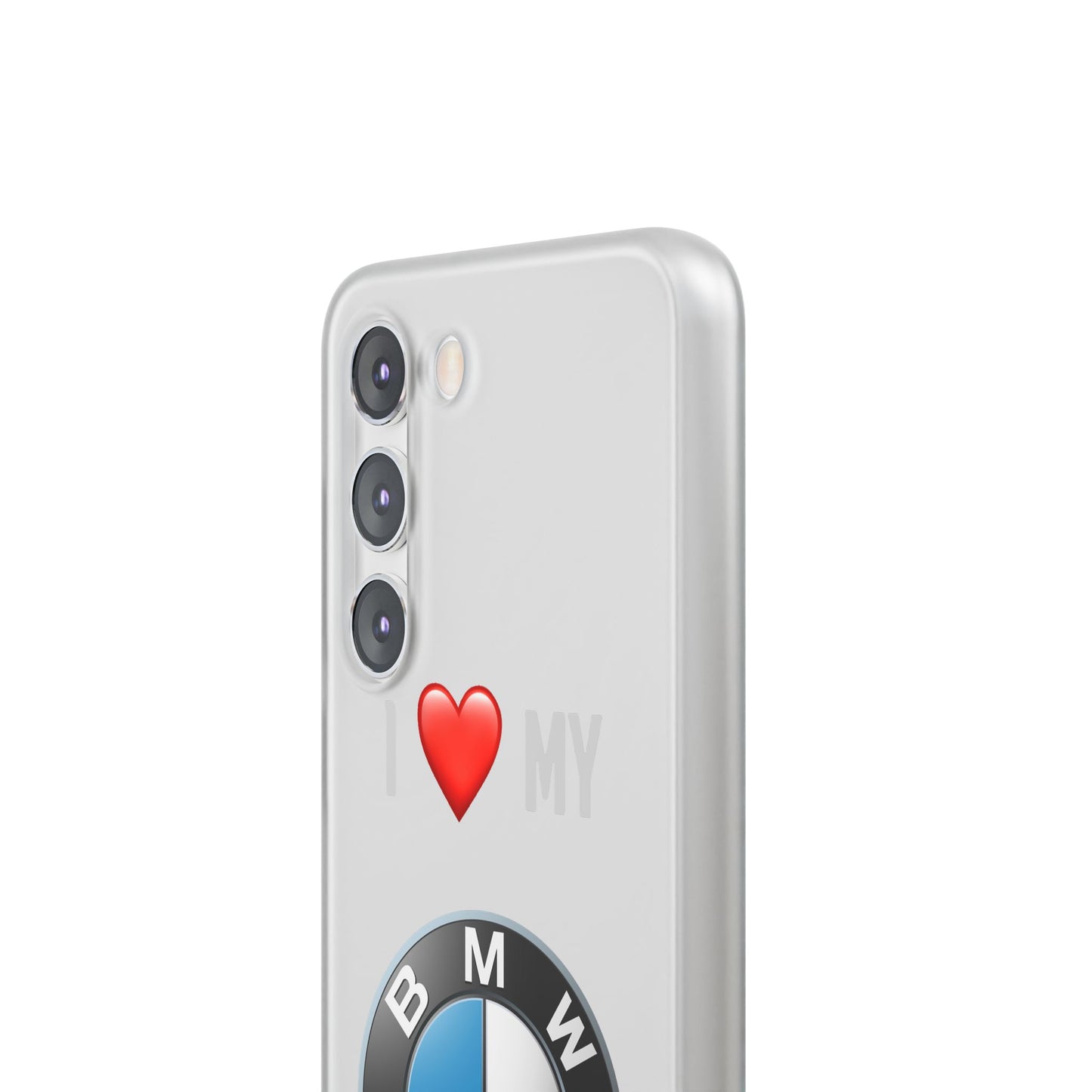 BMW Phone Case - Flexible And Frosted TPU Plastic I Love My BMW Phone Case