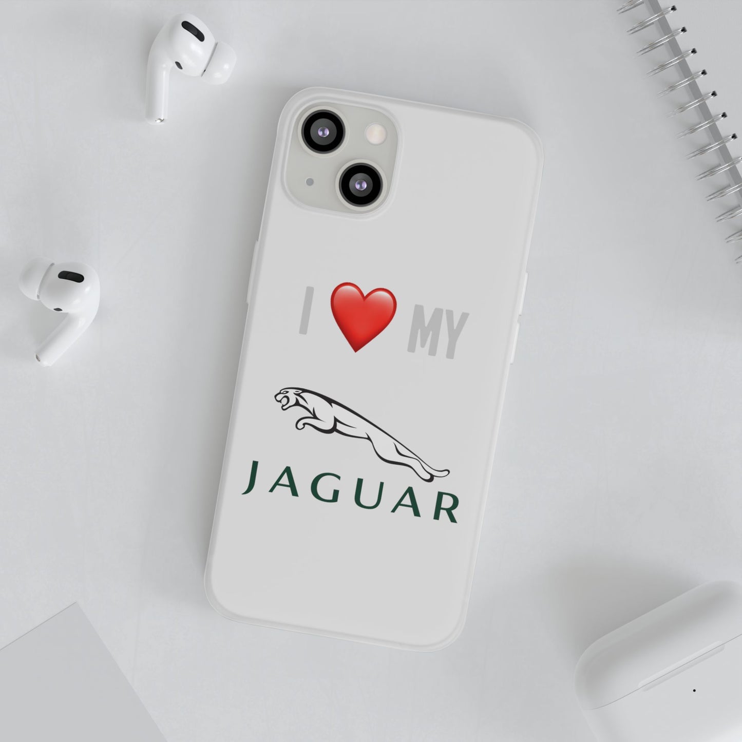 Jaguar Phone Case - Flexible And Frosted TPU Plastic I Love My Jaguar Phone Case