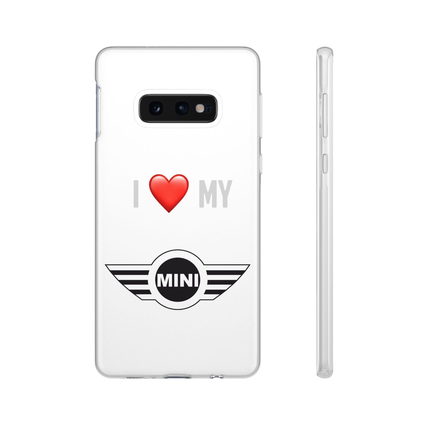 Mini Phone Case - Flexible And Frosted TPU Plastic I Love My Mini Phone Case