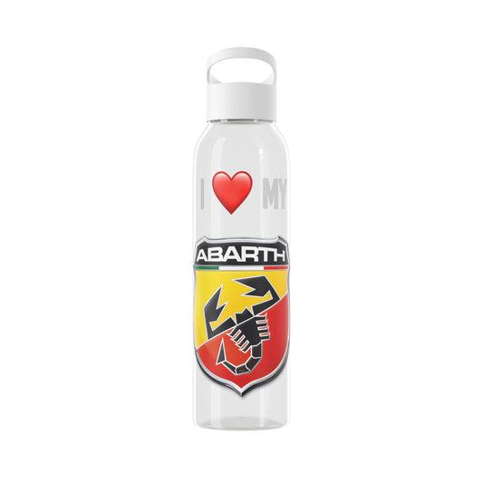 Abarth - I Love My Abarth 22oz Water Bottle