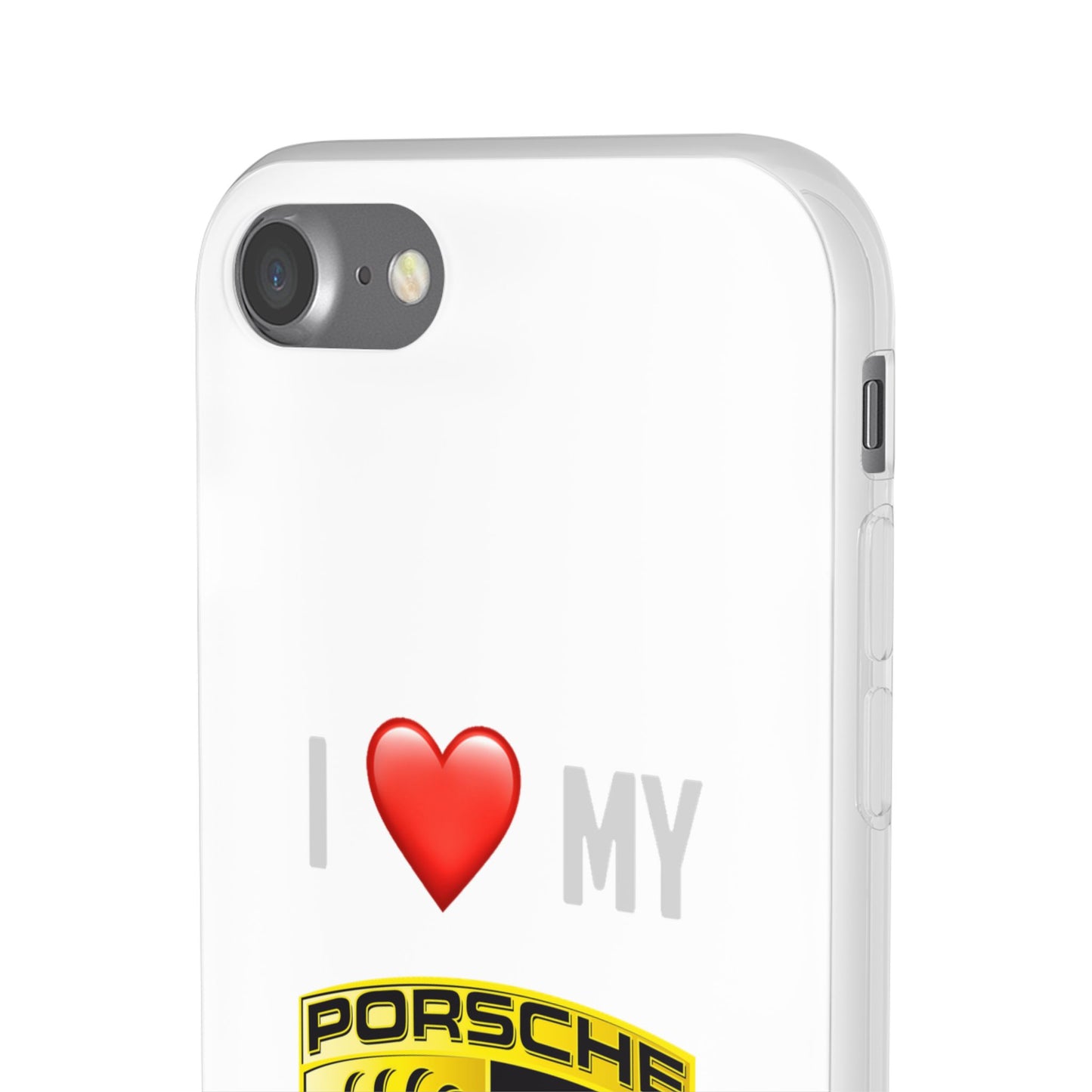 Porsche Phone Case - Flexible And Frosted TPU Plastic I Love My Porsche Phone Case