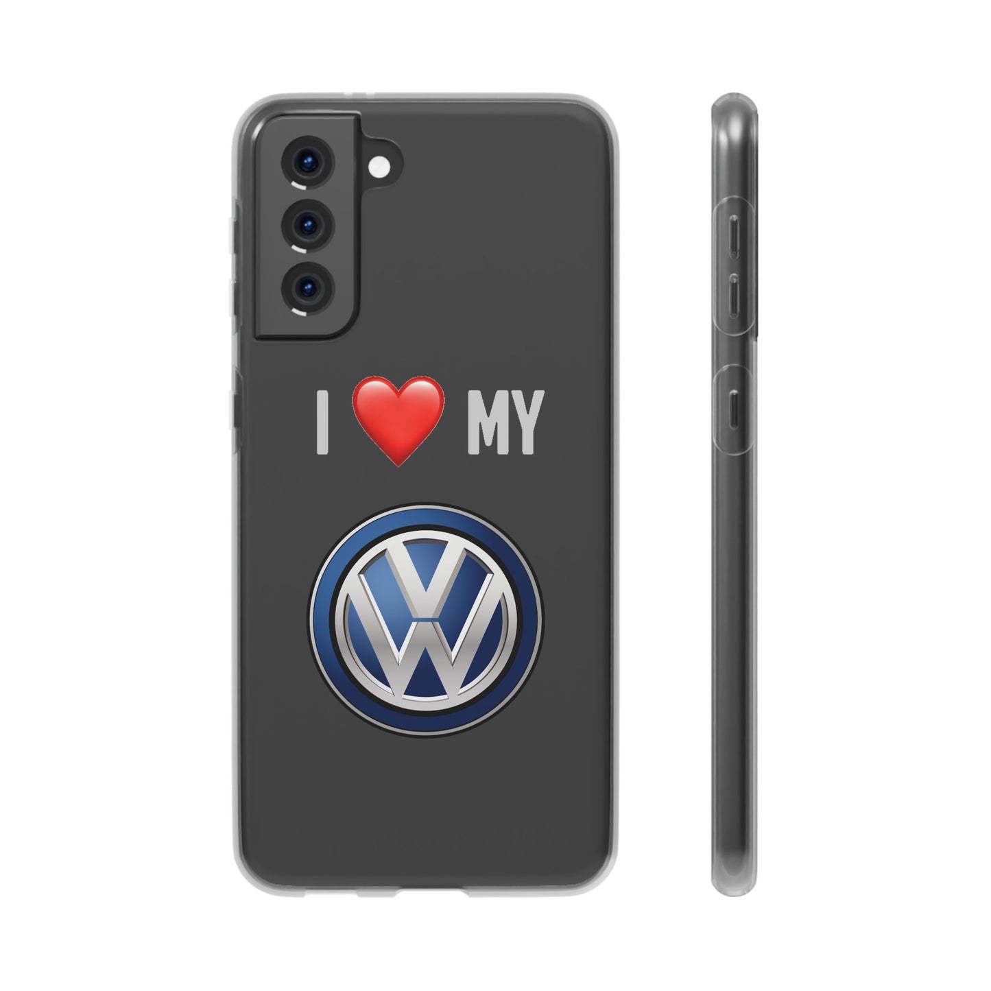 Volkswagen Phone Case - Flexible And Frosted TPU Plastic I Love My Volkswagen Phone Case