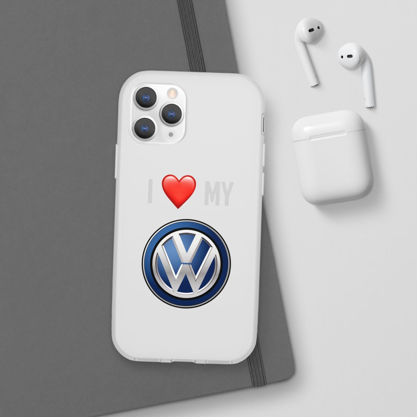 Volkswagen Phone Case - Flexible And Frosted TPU Plastic I Love My Volkswagen Phone Case