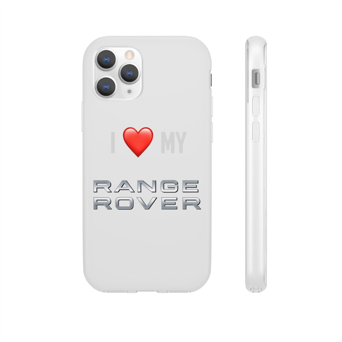 Range Rover Phone Case - Flexible And Frosted TPU Plastic I Love My Range Rover Phone Case