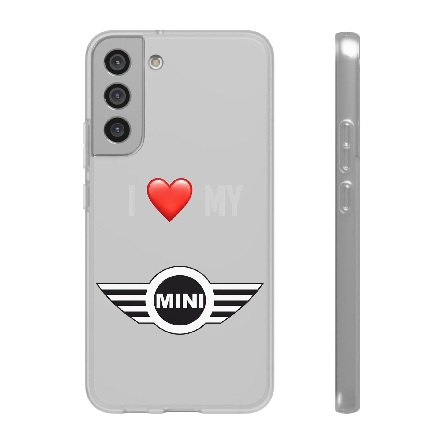 Mini Phone Case - Flexible And Frosted TPU Plastic I Love My Mini Phone Case