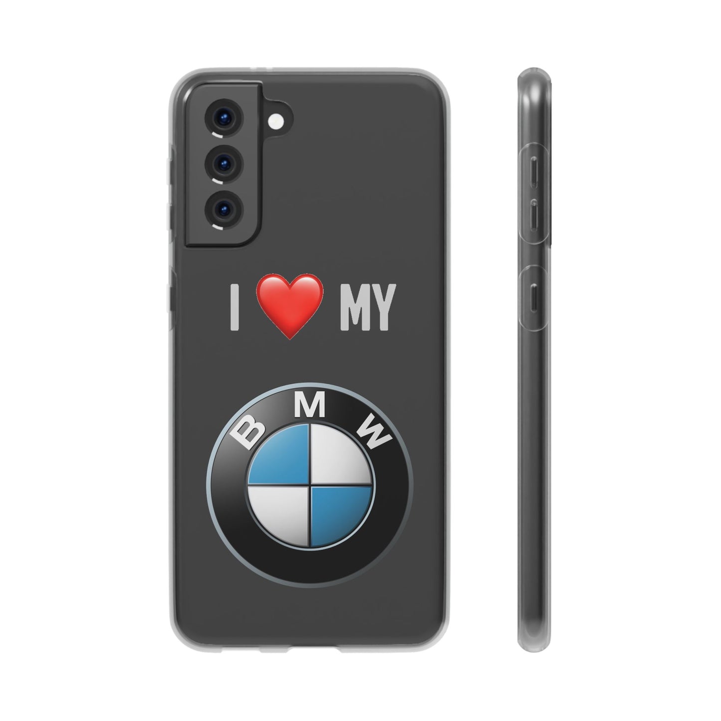 BMW Phone Case - Flexible And Frosted TPU Plastic I Love My BMW Phone Case