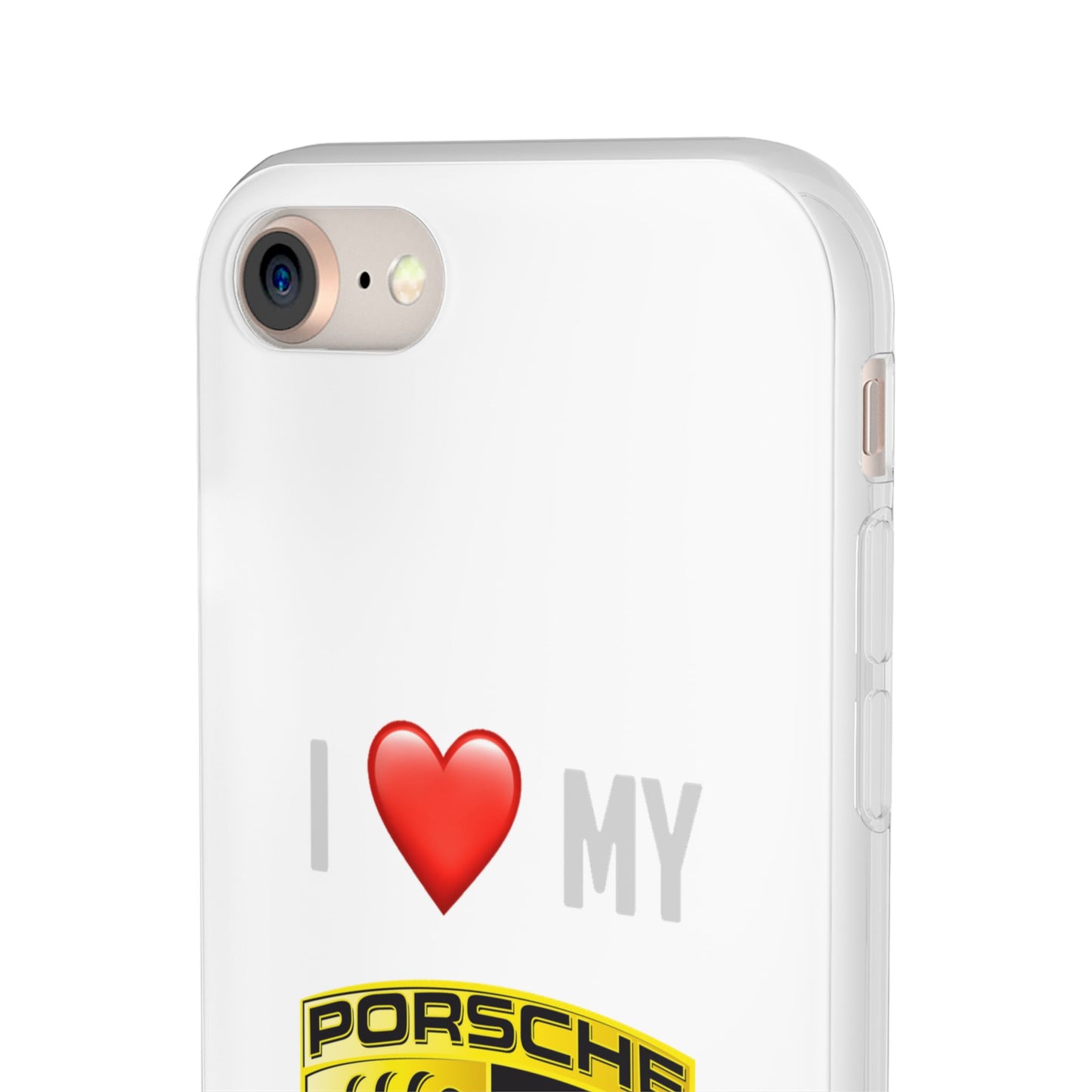 Porsche Phone Case - Flexible And Frosted TPU Plastic I Love My Porsche Phone Case