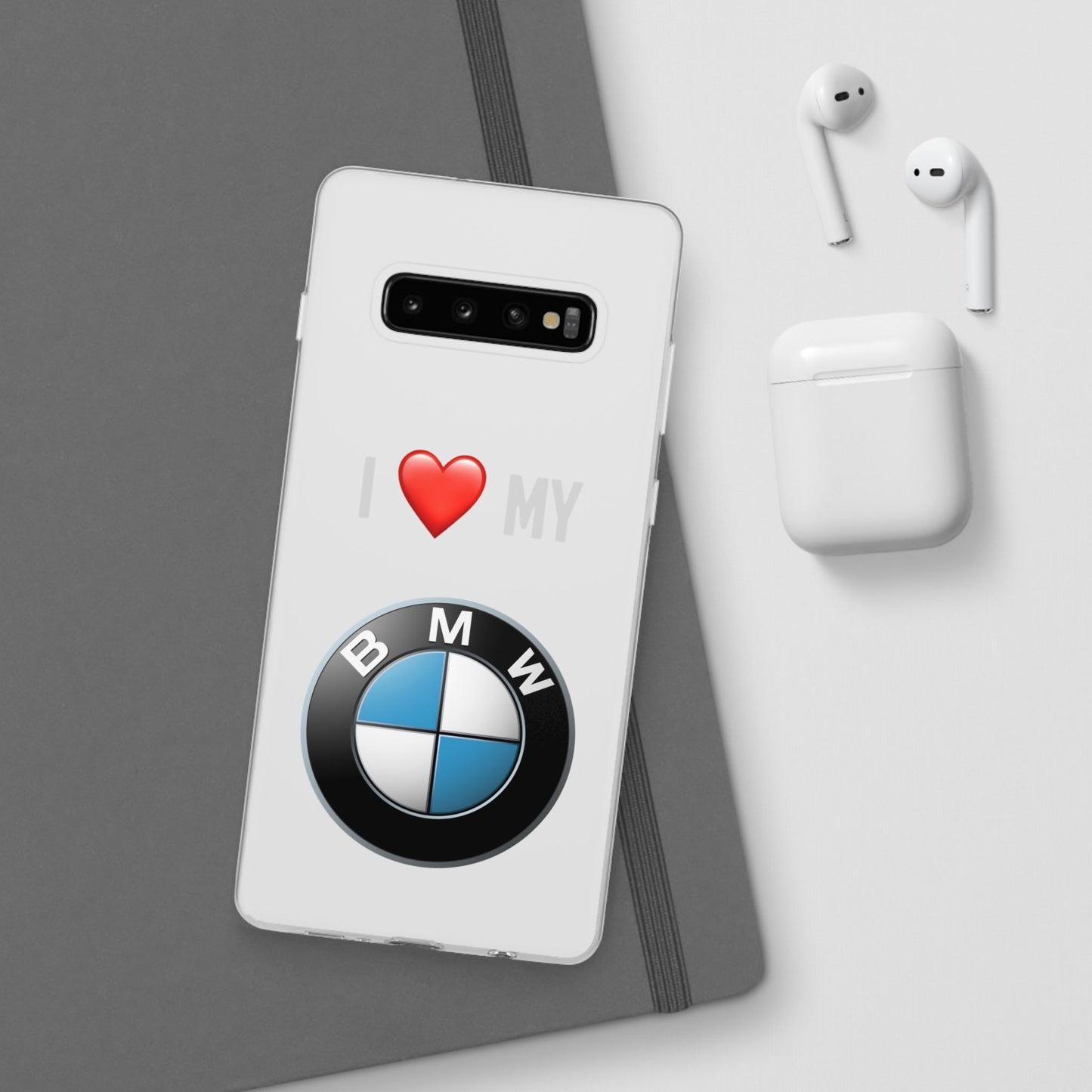 BMW Phone Case - Flexible And Frosted TPU Plastic I Love My BMW Phone Case