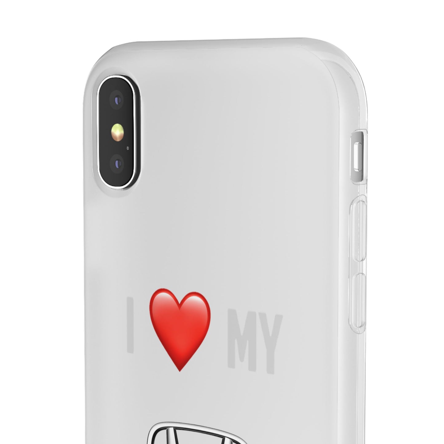 Honda Phone Case - Flexible And Frosted TPU Plastic I Love My Honda Phone Case