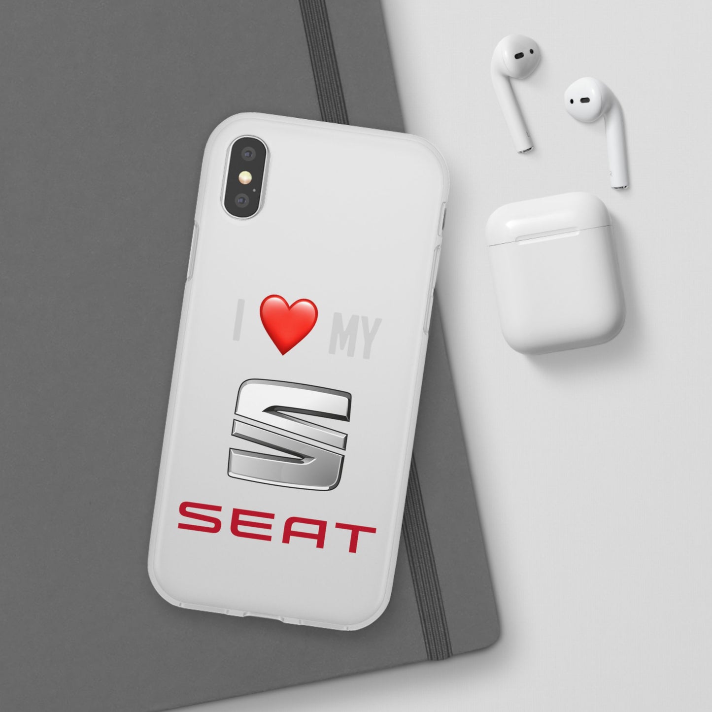 Seat Phone Case - Flexible And Frosted TPU Plastic I Love My Seat Phone Case