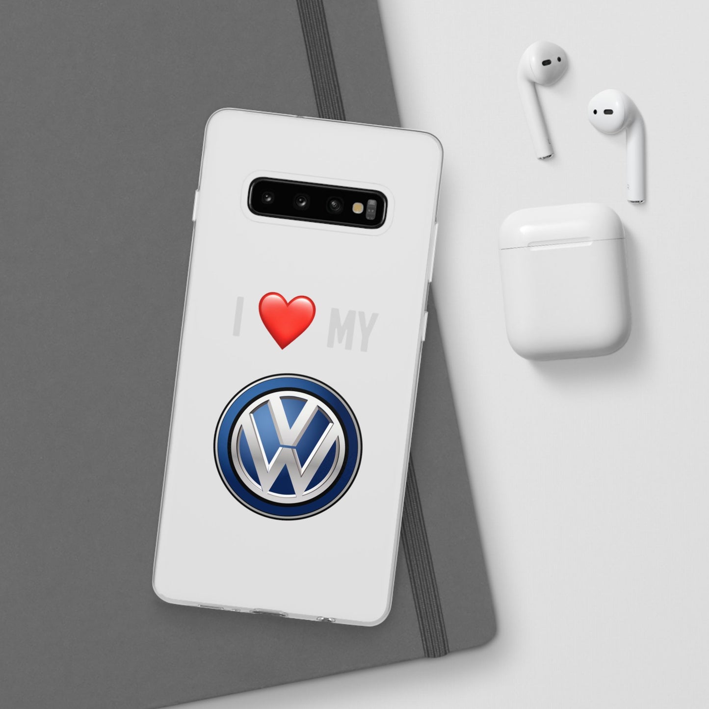 Volkswagen Phone Case - Flexible And Frosted TPU Plastic I Love My Volkswagen Phone Case