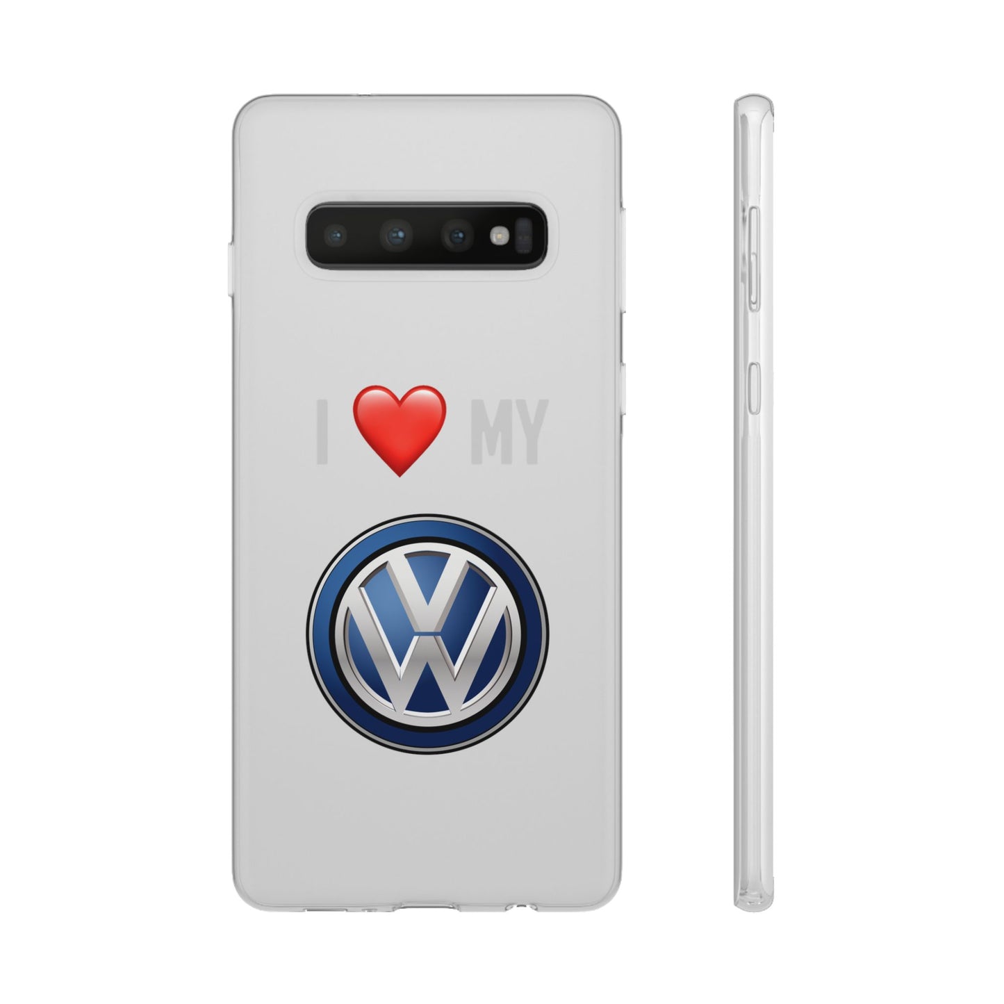 Volkswagen Phone Case - Flexible And Frosted TPU Plastic I Love My Volkswagen Phone Case