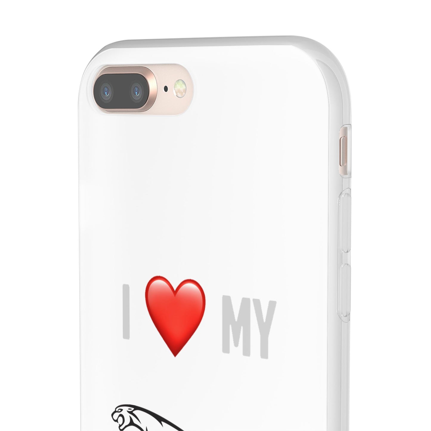 Jaguar Phone Case - Flexible And Frosted TPU Plastic I Love My Jaguar Phone Case