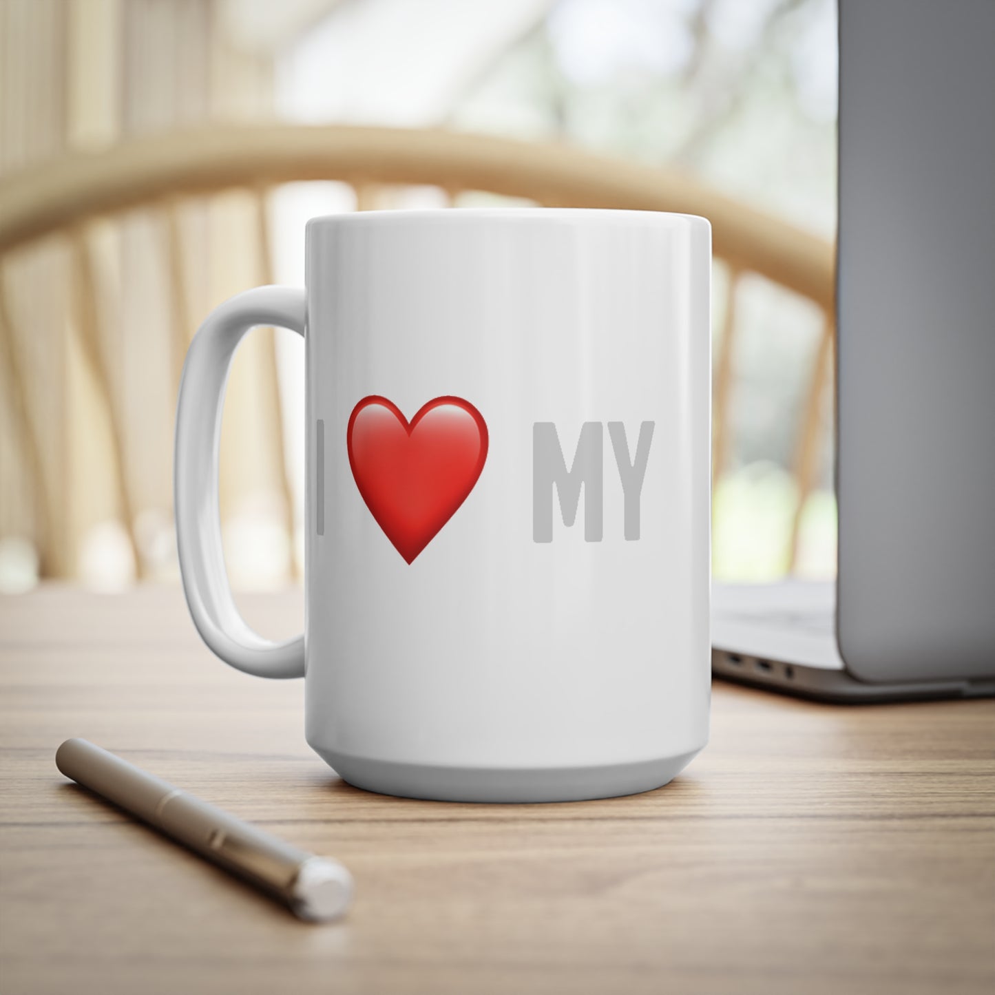 Vauxhall  - I Love my Vauxhall White Ceramic Coffee Cup 11oz, 15oz