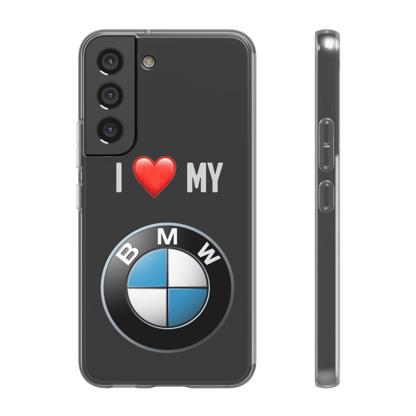 BMW Phone Case - Flexible And Frosted TPU Plastic I Love My BMW Phone Case