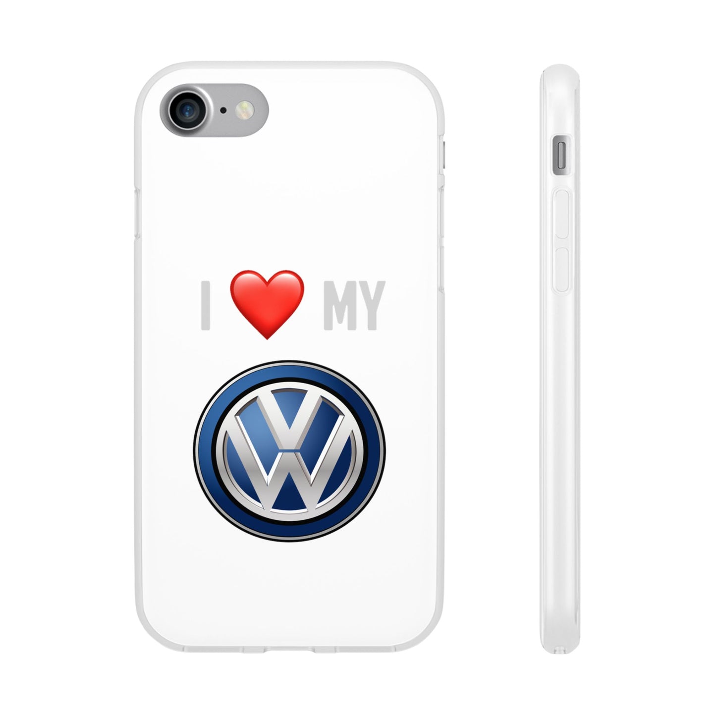 Volkswagen Phone Case - Flexible And Frosted TPU Plastic I Love My Volkswagen Phone Case