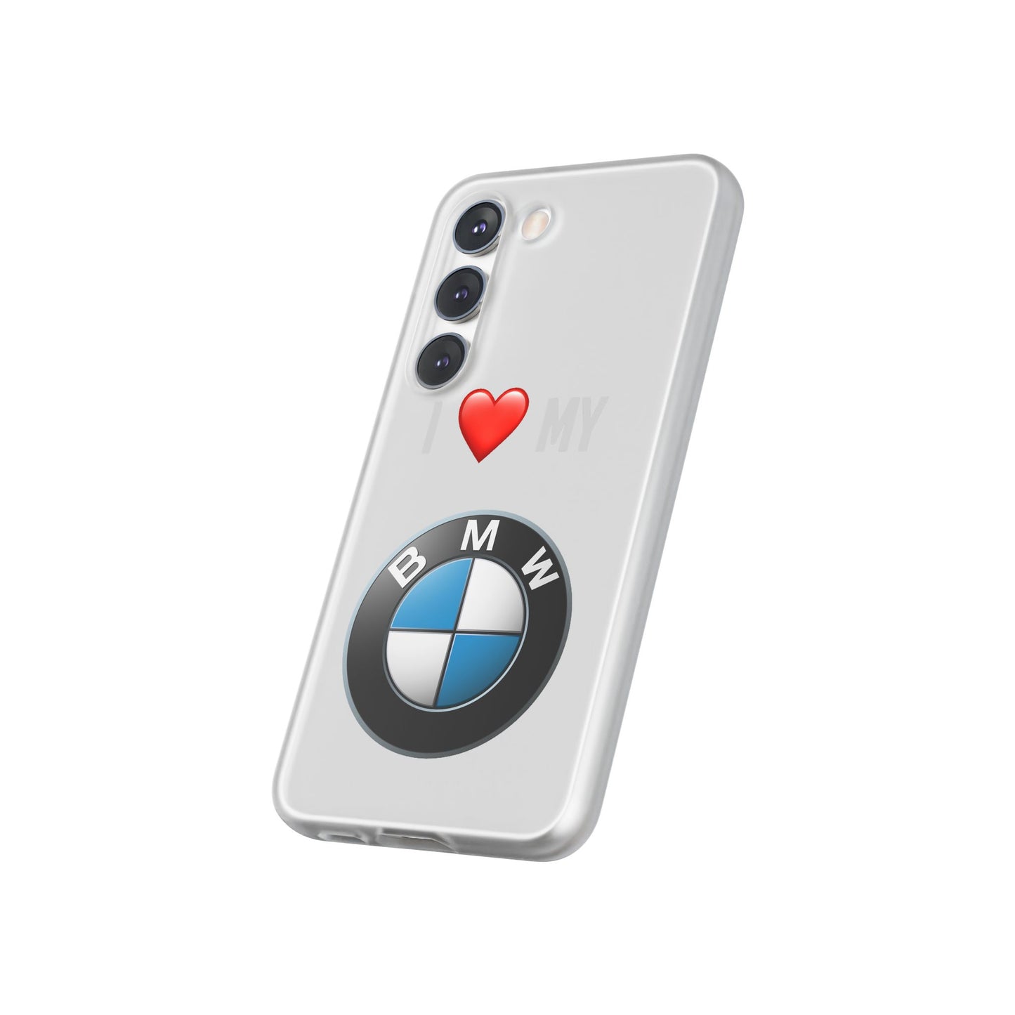 BMW Phone Case - Flexible And Frosted TPU Plastic I Love My BMW Phone Case