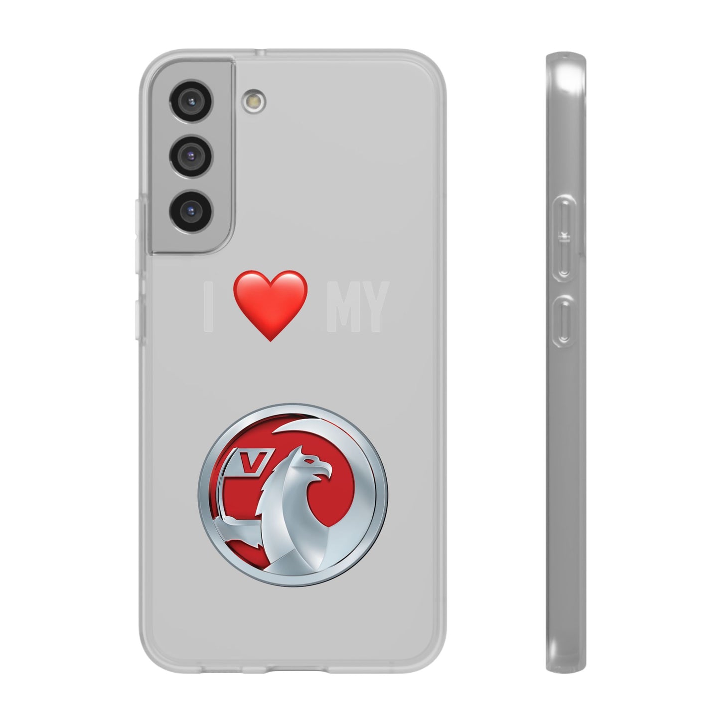 Vauxhall Phone Case - Flexible And Frosted TPU Plastic I Love My Vauxhall Phone Case