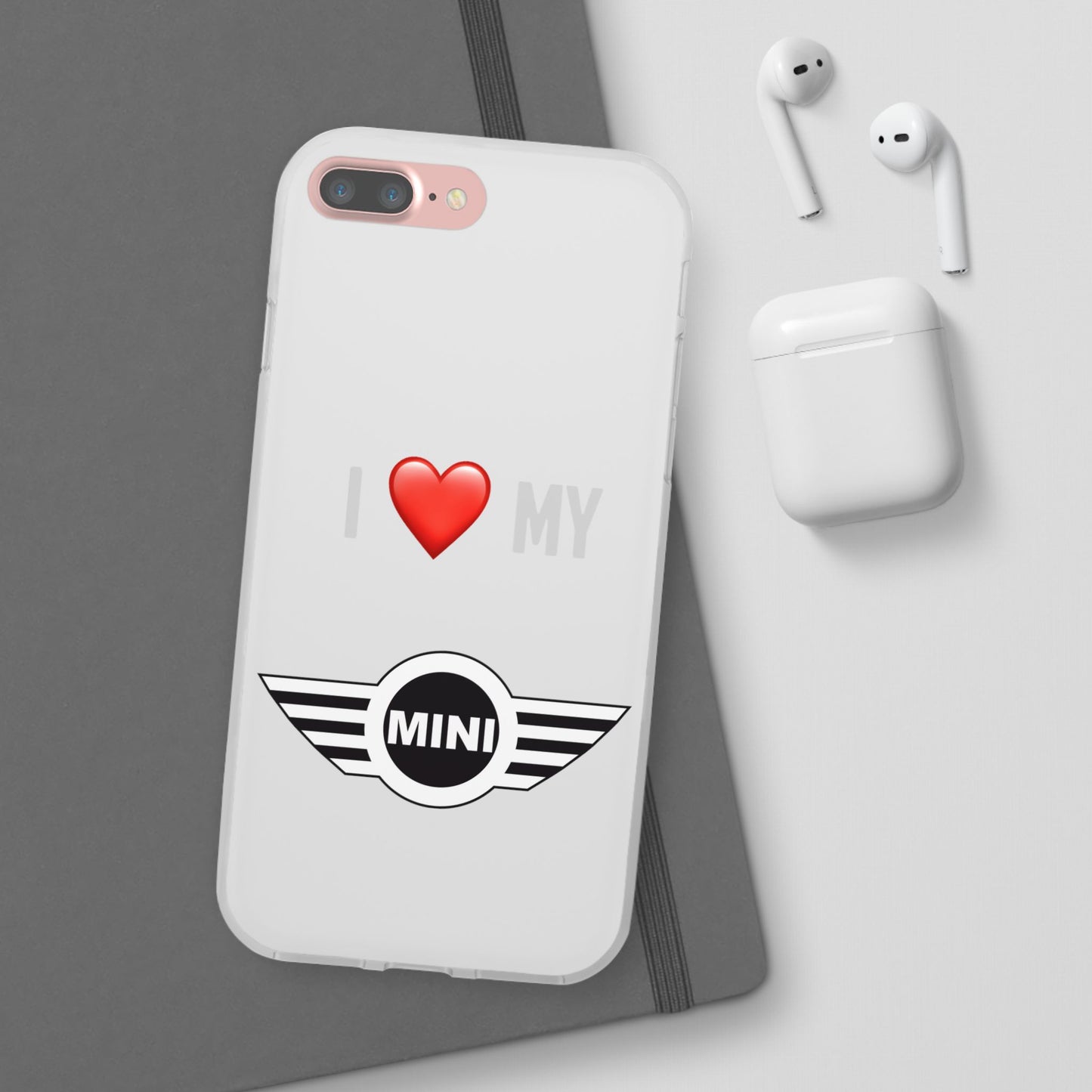 Mini Phone Case - Flexible And Frosted TPU Plastic I Love My Mini Phone Case